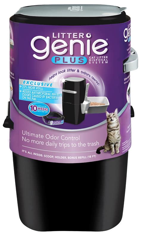 Jan 1, 2012 TRAP CAT LITTER ODOR Litter Genie Refill Bags feature multi-layers with odor-barrier technology, locking away odor and germs from soiled cat litter waste. . Kitty litter genie